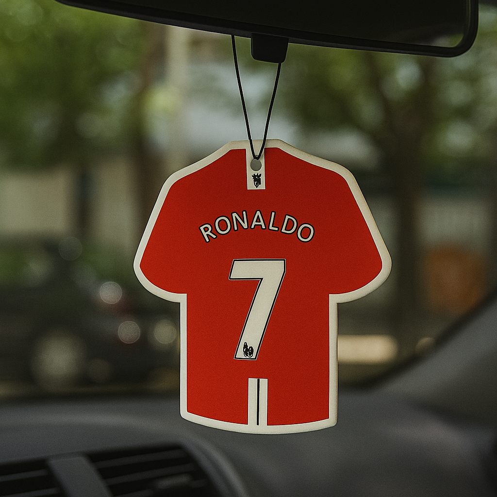 Ronaldo Jersey Hanging Tag Car Perfumes, Organic Air Fresheners And Car Perfumes Tag